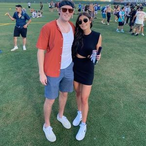 Blue Blush black cutout dress